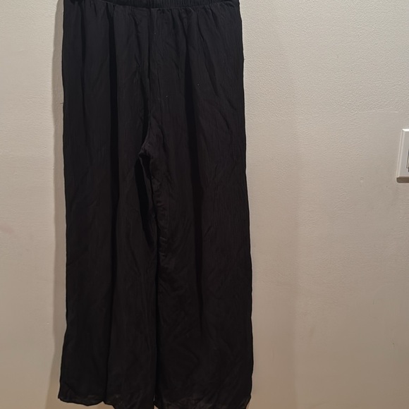NWT Neena Swim Crinkled Pleat Wide Leg Pants M/L - Picture 8 of 9